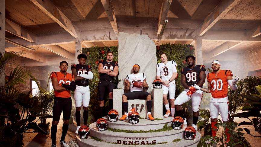 PHOTOS: Cincinnati Bengals unveil new uniforms