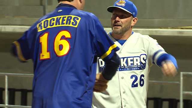 Youth Away Jersey  High Point Rockers Baseball