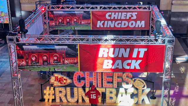 Union Station gives its Chiefs 'Run It Back' display a major upgrade - Vimarsana News