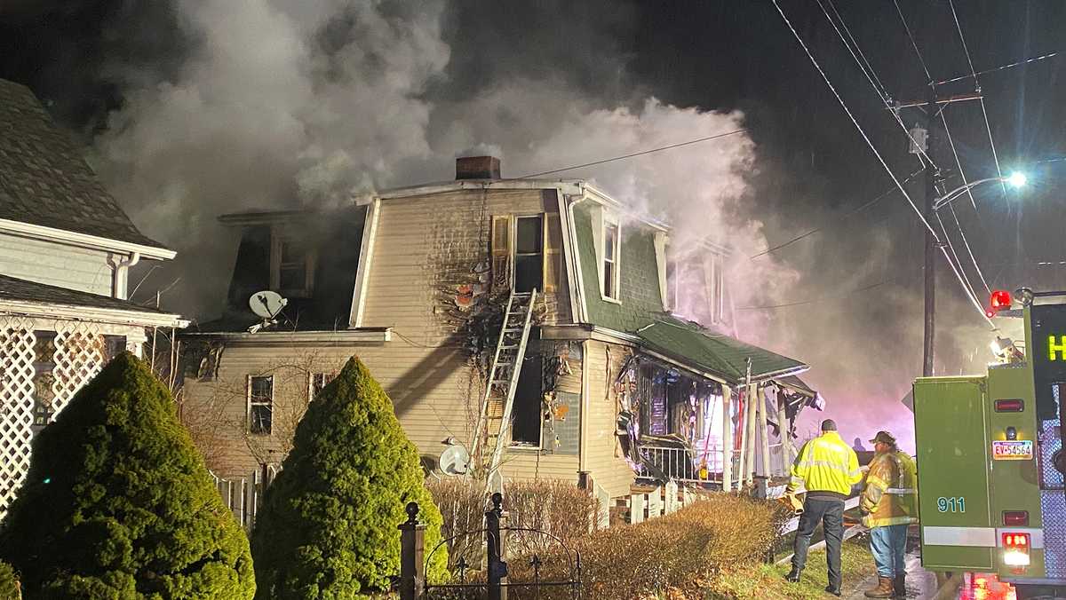 Firefighters battle house fire in North Union Township