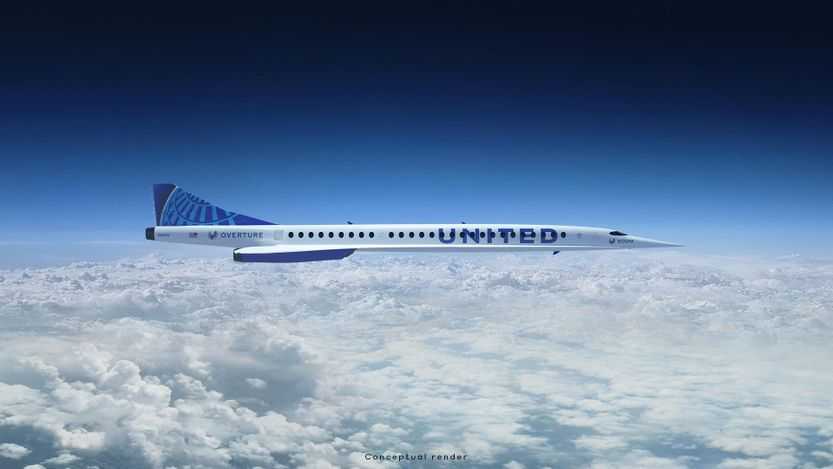 United Airlines aims to bring back supersonic travel before the decade is over with a plane that has yet to be built.