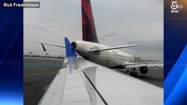 Video: United plane comes into contact with Delta plane at Boston Logan Airport - Vimarsana News