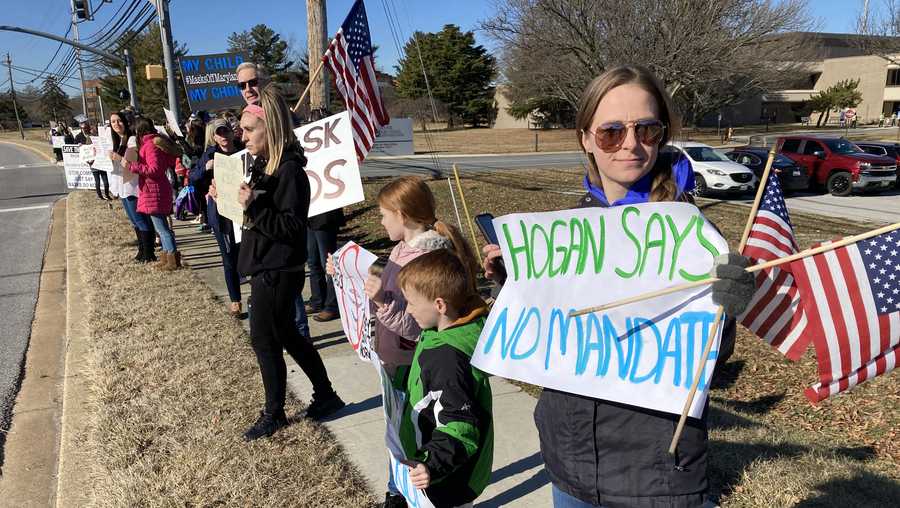 Anne Arundel parents, students call for end to face mask mandate