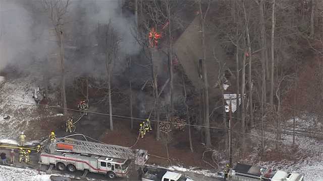 Fire Damages House In Edgewater