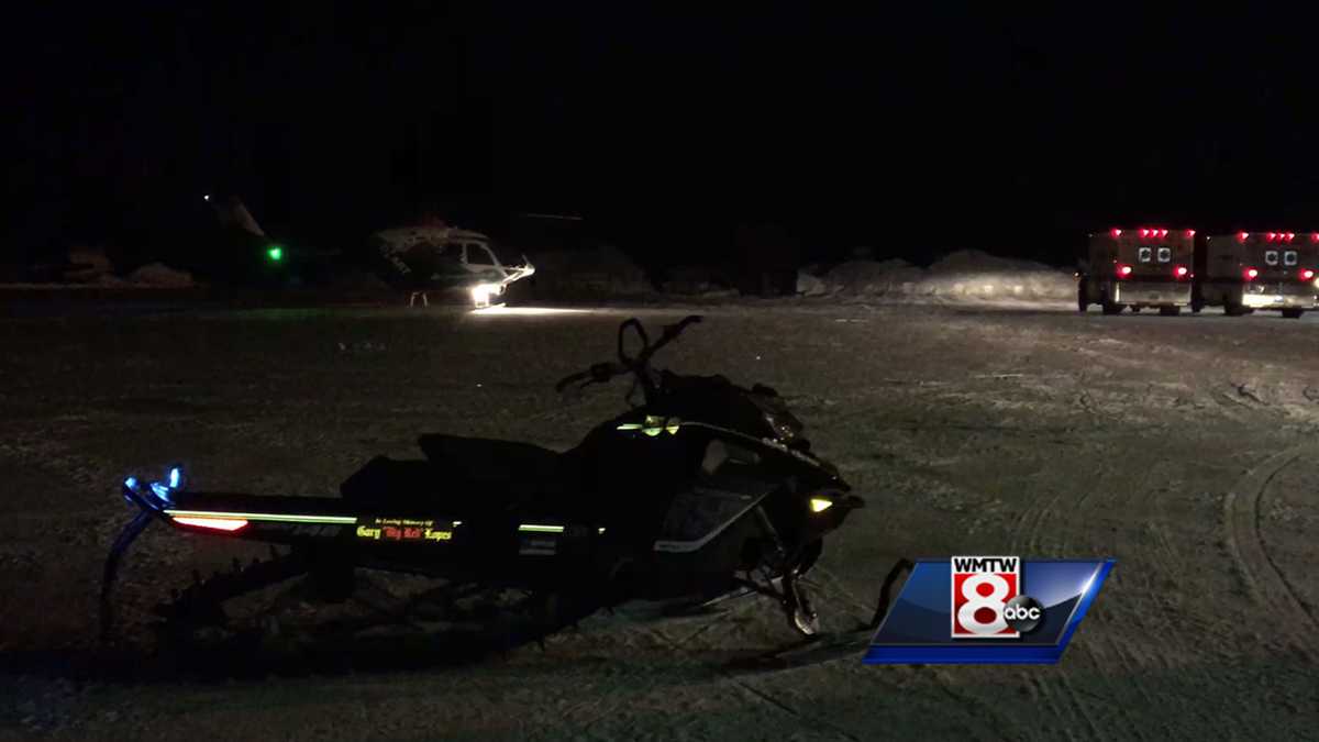 3 seriously injured in separate snowmobile crashes