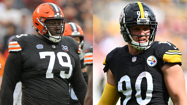 Browns rookie lineman gives Steelers' T.J. Watt bulletin board material  ahead of Monday night matchup 