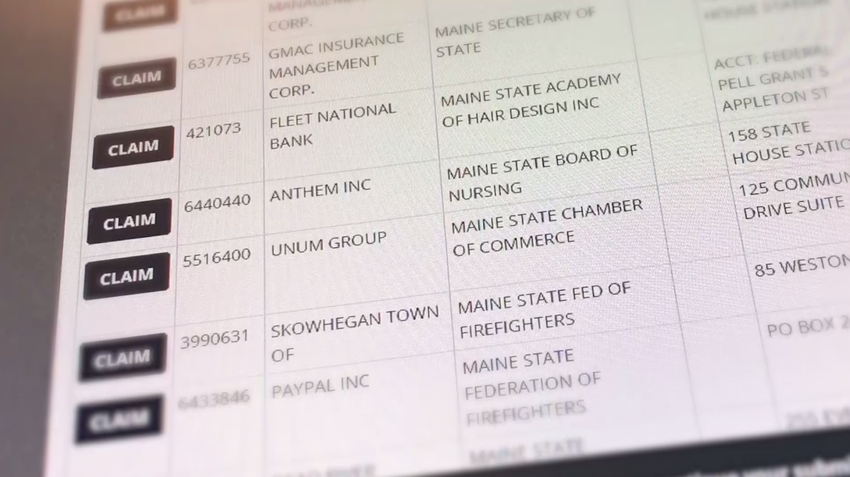 After 8 Investigates Unclaimed Money Owned To Maine Communities State Will Alert Officials