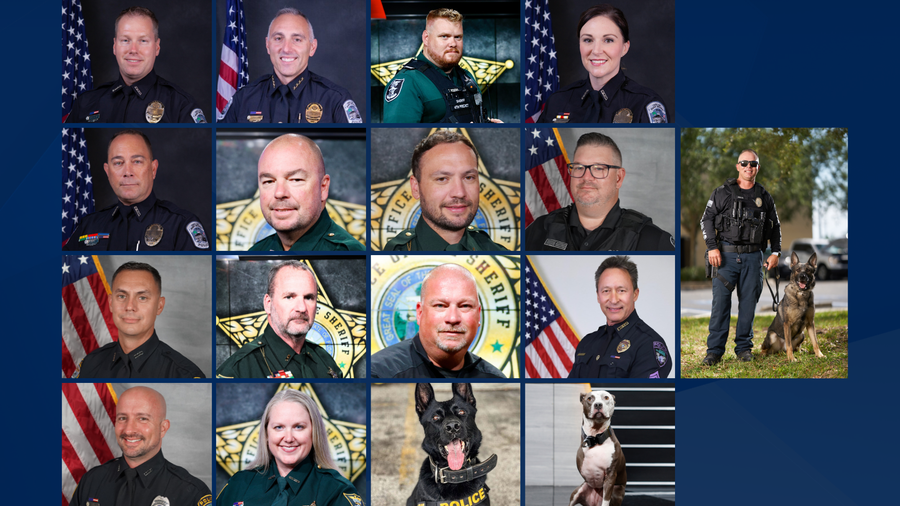 2024 Law and Order Ball Officer of the Year nominees.