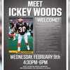 Former Bengals Great Ickey Woods to Meet & Greet Fans at Hollywood