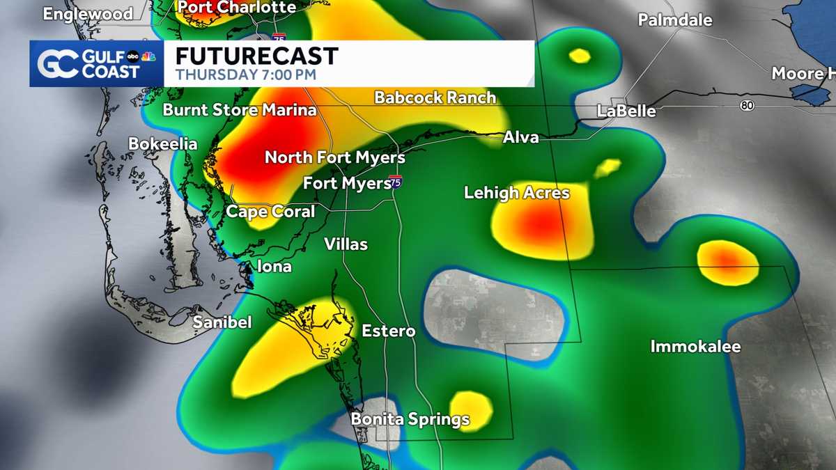 Gulf Coast Weather Impact Day as storms widespread Wednesday afternoon