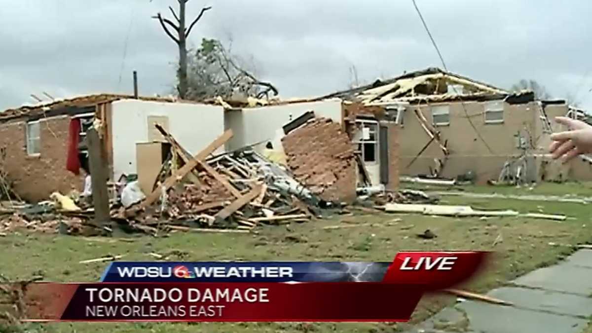 PHOTOS Tornado damage near New Orleans, Louisiana