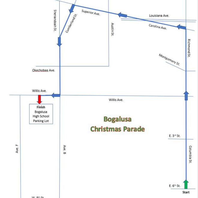 Bogalusa Christmas parade postponed until Sunday due to weather