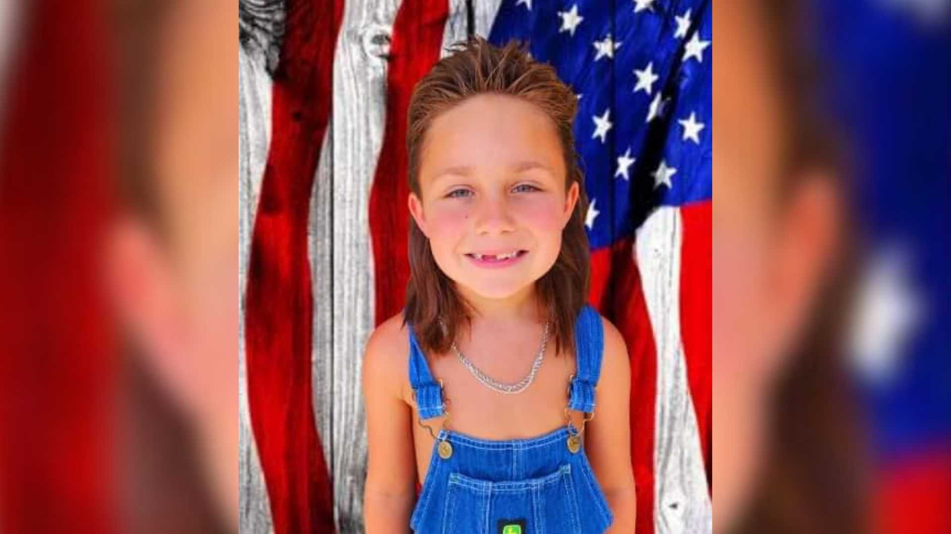 Kid's mullet competition in the US produces impressive haircut