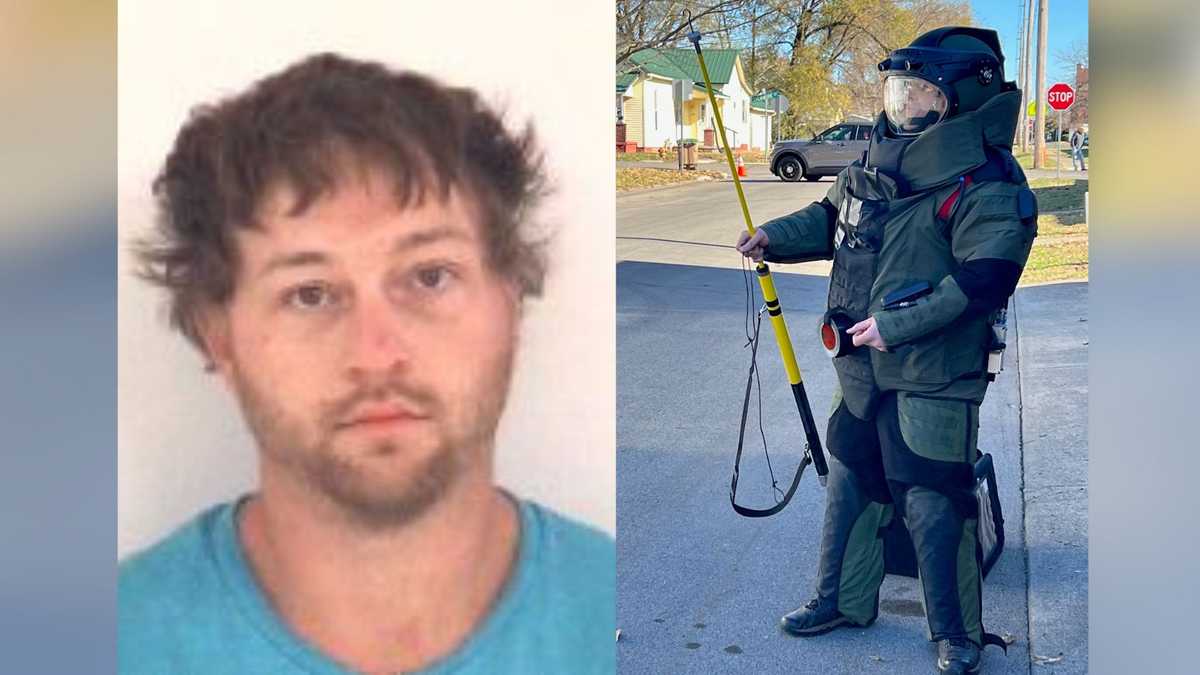 Indiana police charge Kentucky man after finding pipe bomb in his car