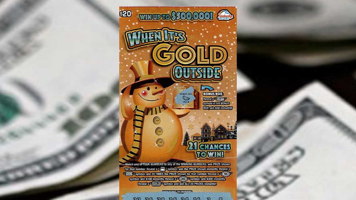 Kentucky man hits $500K grand prize on lottery scratch-off - Vimarsana News