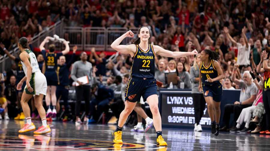 Caitlyn Clark in Indiana Fever win over Seattle Storm