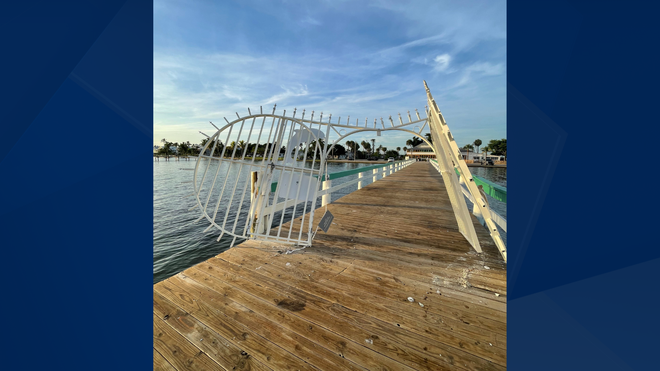 ﻿Dock damage