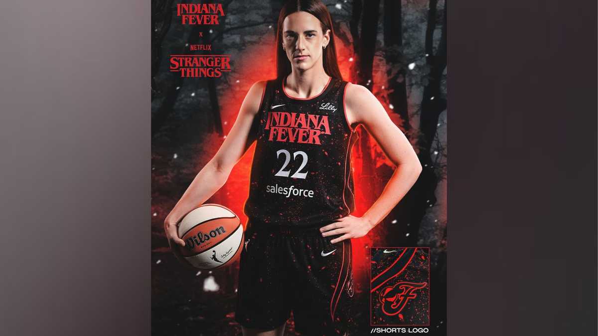 Indiana Fever Debut Stranger Things Jerseys vs Las Vegas Aces