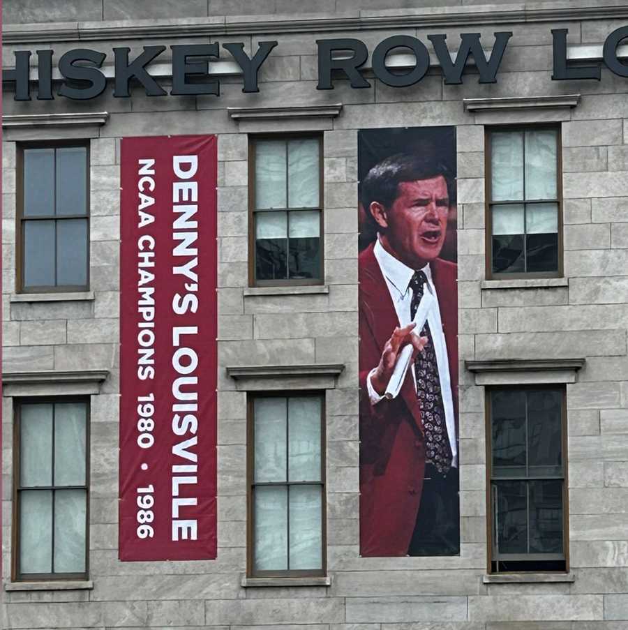 Denny Crum Hometown Heroes banner Denny Crum Hometown Heroes banner