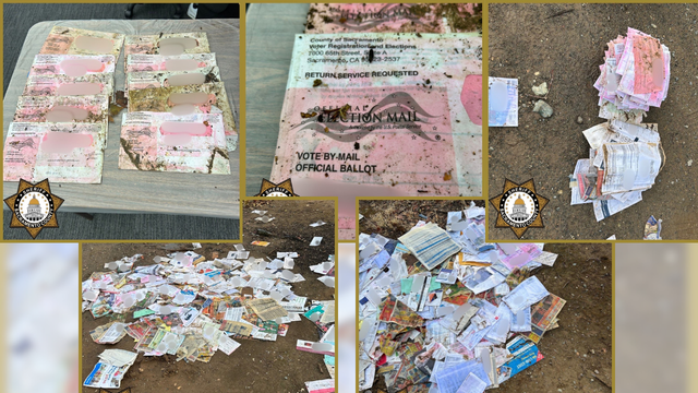 Nearly 100 stolen special election ballots found in California homeless encampment, officials say