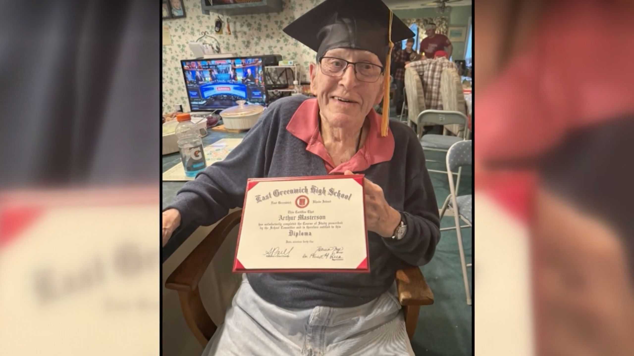 'After all these years': 96-year-old WWII veteran gets his high school diploma - Vimarsana News