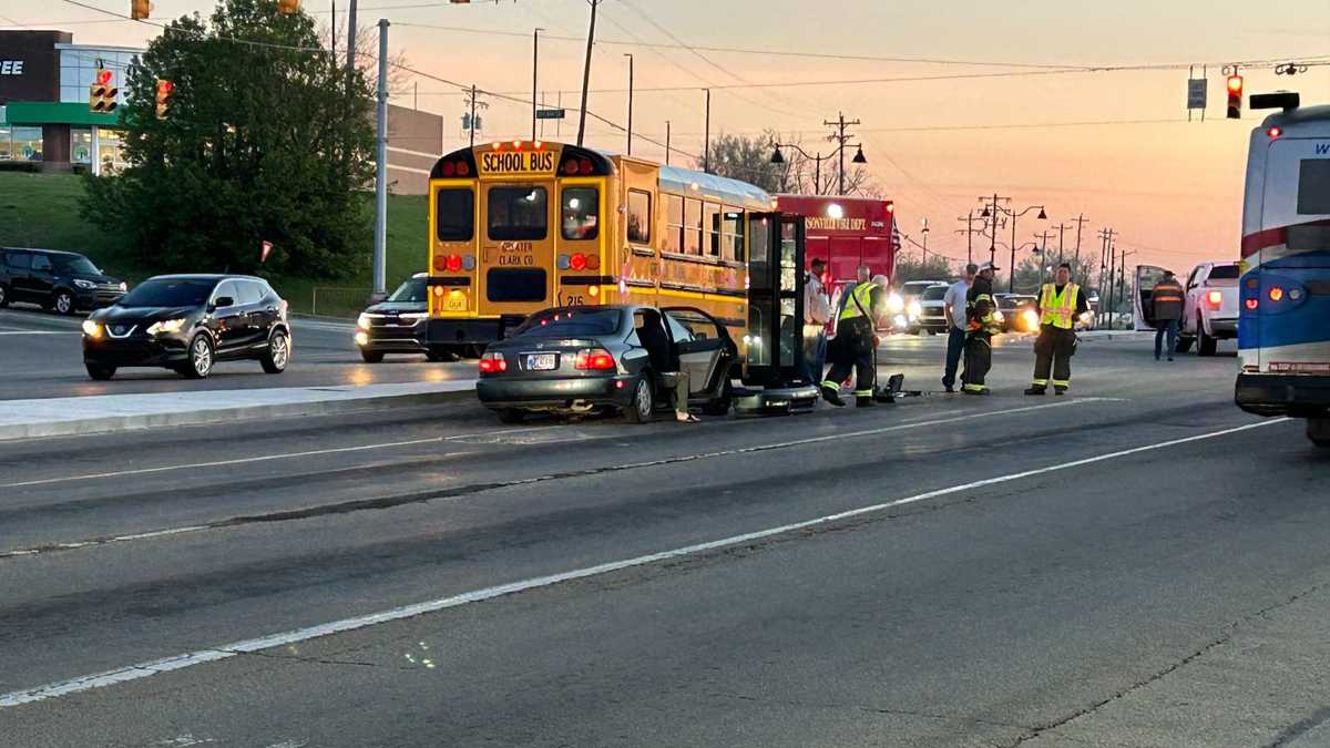 School bus involved in incident in Jeffersonville; no injuries reported