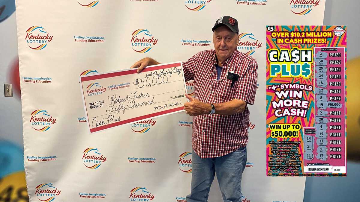 Kentucky man wins 50K on lottery scratchoff ticket