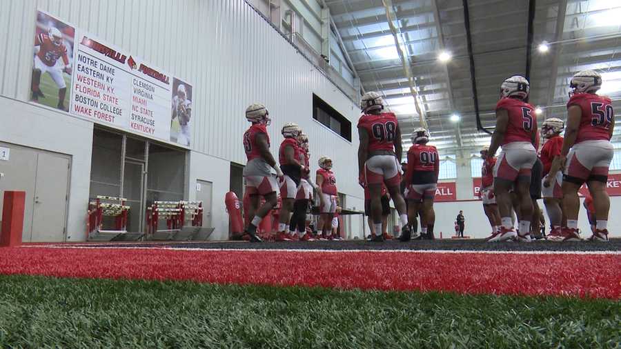 UofL football experiences first practice under Satterfield