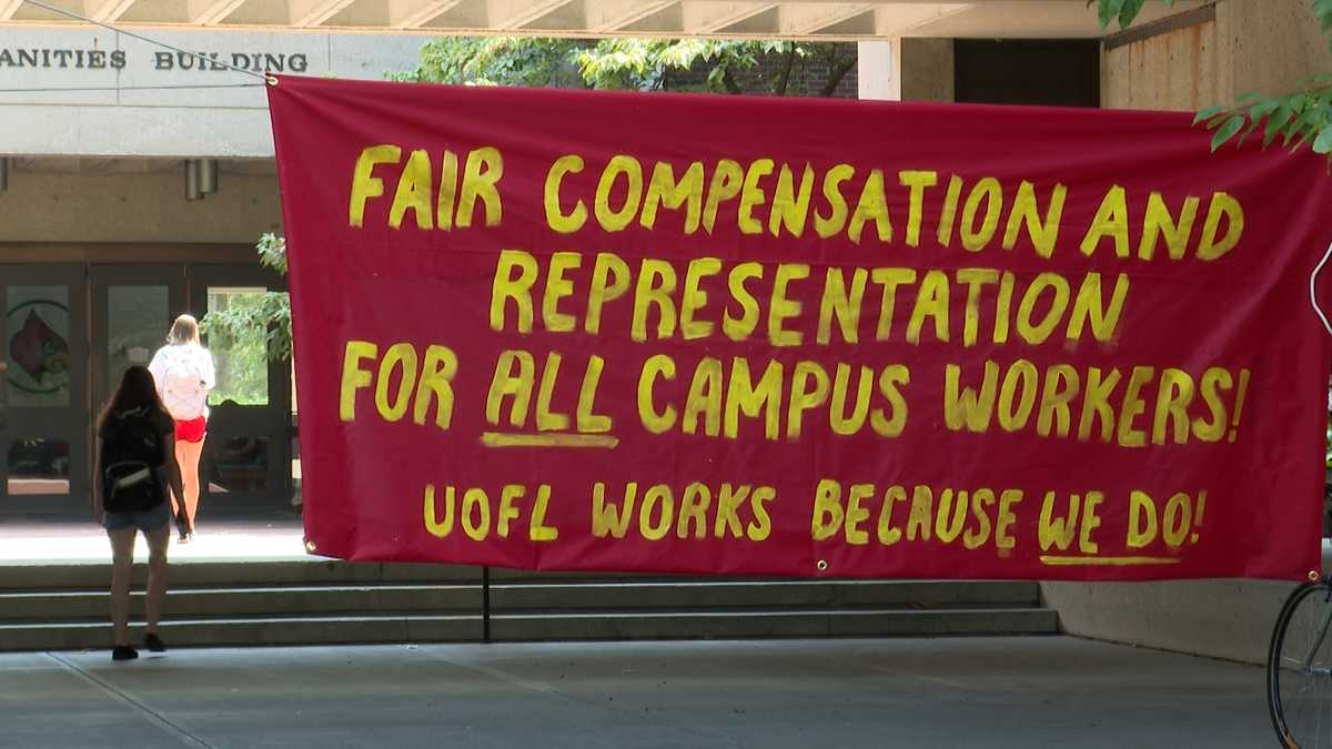 UofL staff, faculty rally for better pay Tuesday