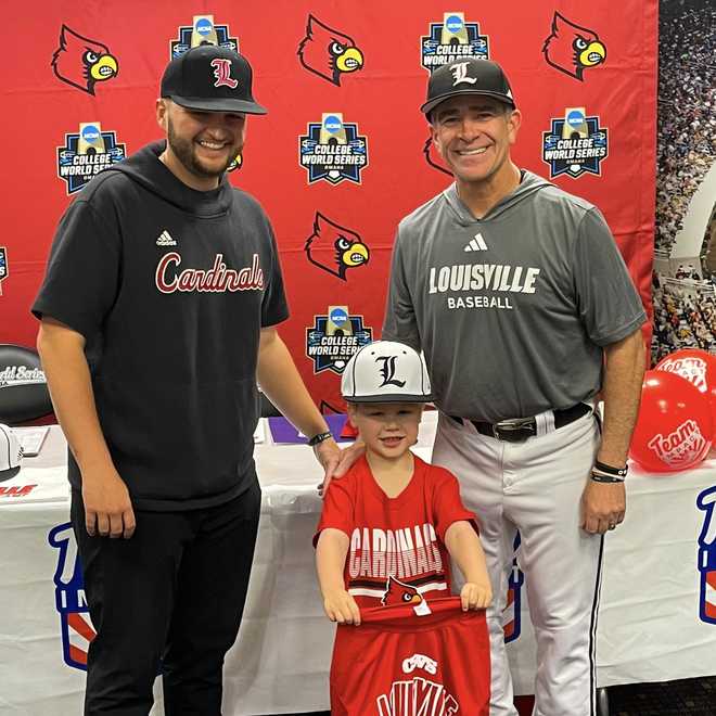 UofL baseball signs boy recovering from malignant brain tumor to team