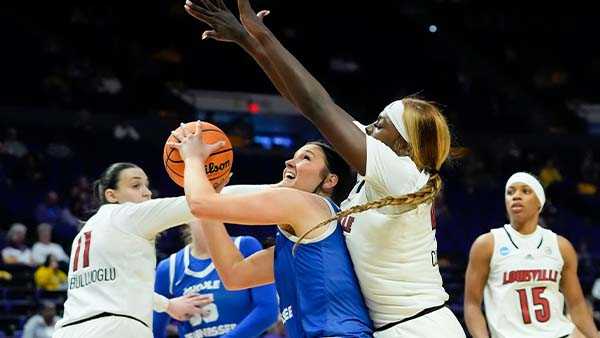 NCAA Tournament: UofL women's basketball drops to Middle Tennessee - Vimarsana News