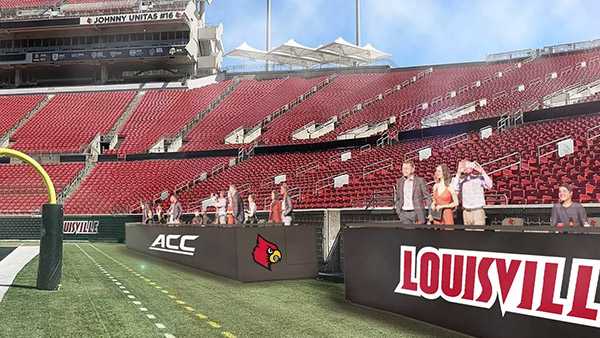 UofL football introducing on-field seating this season