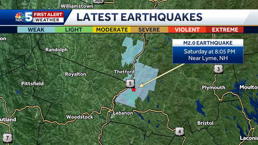 Did you feel that? Earthquake shakes Upper Valley over the weekend