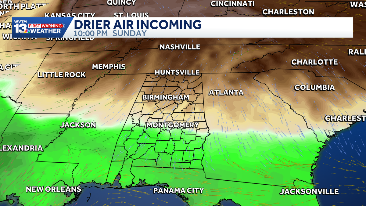 Very warm, dry weather ahead of some rain Friday