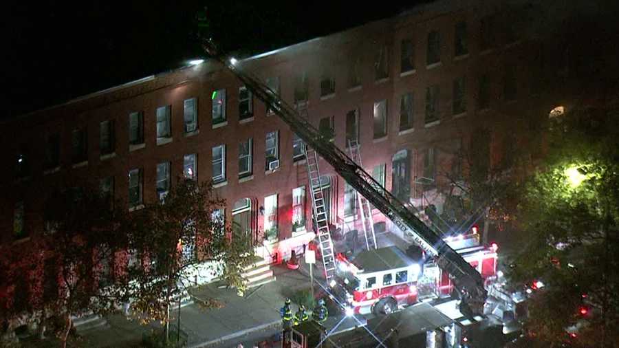 Five homes damaged after 2alarm rowhome fire