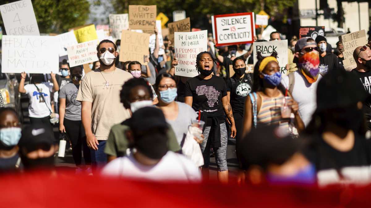 PHOTOS: Mostly peaceful protests continue with nation's streets calmest ...