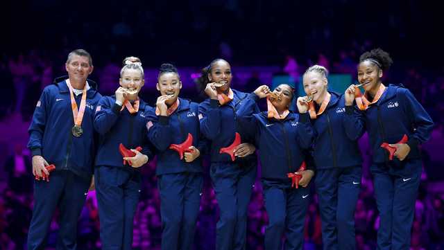 US women's gymnastics team wins historic gold medal at world championships in Liverpool - Vimarsana News