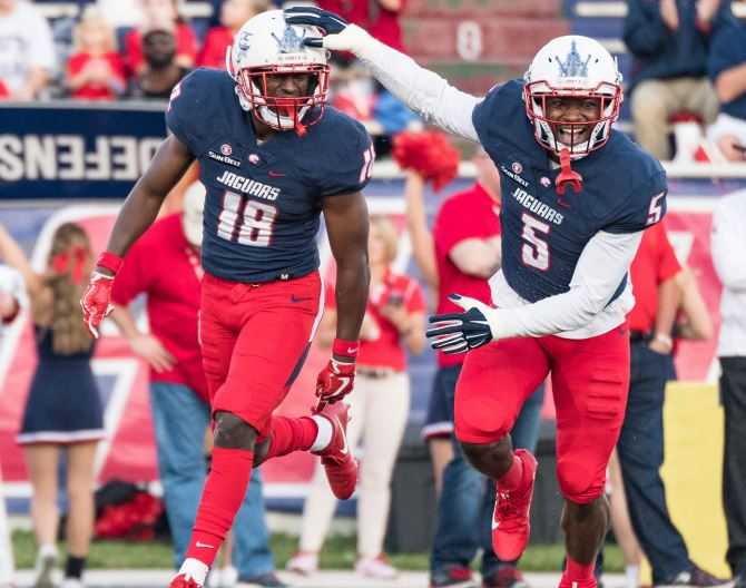 South alabama university deals football