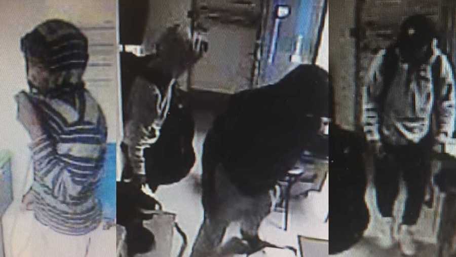Surveillance image from CambridgeSide Galleria Mall robbery