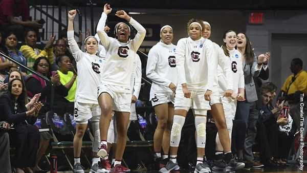 South Carolina women advance to Sweet 16
