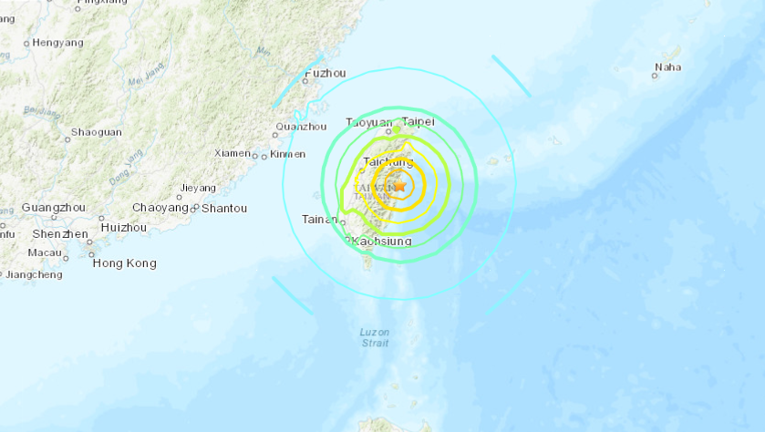 7.4 and 6.5 earthquakes hit eastern coast of Taiwan, no threat to West Coast - Vimarsana News