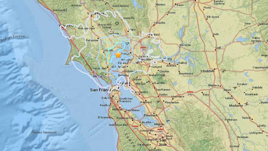 Earthquake Hits Near Vallejo Felt Through Bay Area
