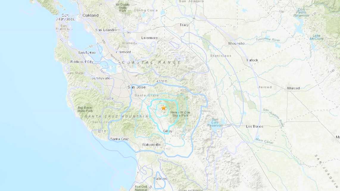 3.9 magnitude earthquake hits San Jose area