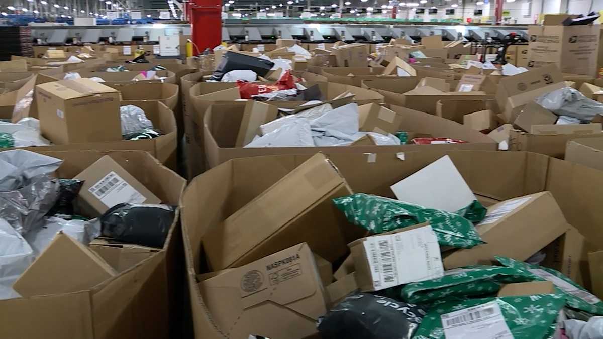 Behind-the-scenes look at Maine's largest USPS processing center