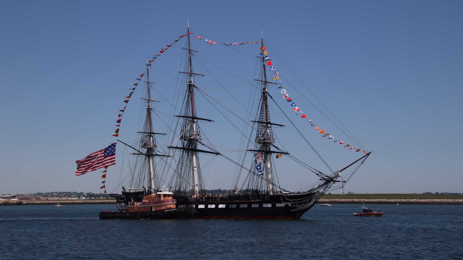 USS Constitution sails to commemorate 75th anniversary of D-Day