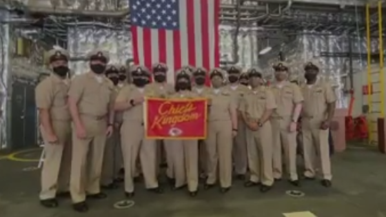CHIEFS KINGDOM -- From aboard the USS Kansas City: 'GO CHIEFS' - Vimarsana News