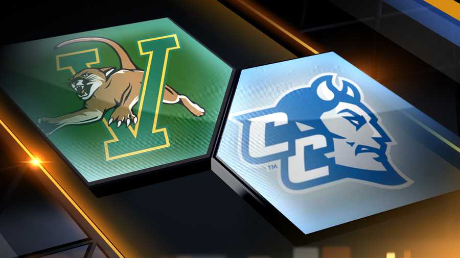 The University of Vermont men's basketball team blitzed Central Connecticut State in the opening game of the Hall of Fame Tip-Off Tournament in Uncasville, Conn.