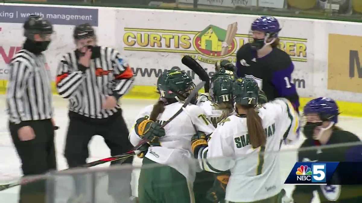 Uvm Womens Ice Hockey Team Sweeps Holy Cross 