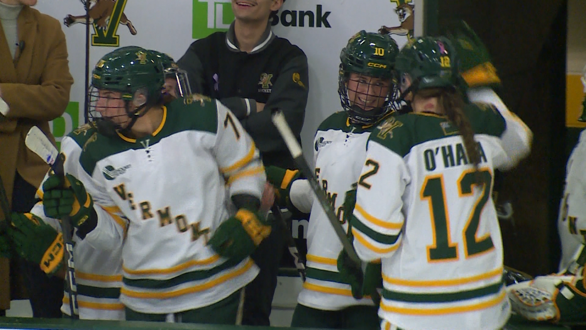 UVM women's hockey blanks Boston University in 3-0 shutout win
