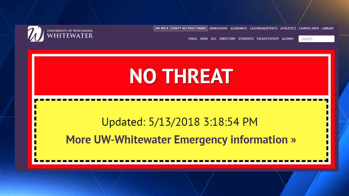 Uww 2022 Calendar Active Threat' Alert On Uww Campus Blamed On 'Technical Issue'